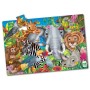 Puzzle mare de podea Animalele lumii 50 piese 91.44x60.96 cm